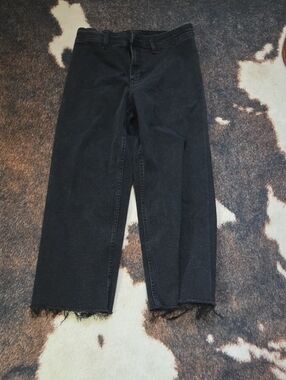 Girls Straight Leg Black Jeans